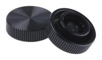 771-702 RS PRO Black Knurled Clamping Knob, M8, Unthreaded Hole