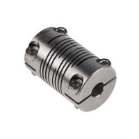 703162020 Huco Beam Coupling, 16mm Outside Diameter, 5mm Bore, 25.4mm Length Coupler