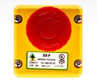 230001 IDEM ES Series Twist Release Emergency Stop Push Button, Surface Mount, 2NC + 1NO, IP67