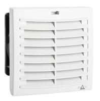 018712-30 STEGO FPI/FPO 018 Series Filter Fan, 24 V dc, DC Operation, 56m³/h Filtered, 66m³/h Unimpeded, IP54, 124 x 124mm