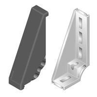 3842548866 Bosch Rexroth Angular Cover Cap, Connecting Component, Strut Profile 45 mm, Groove Size 10mm