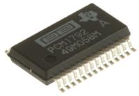 pcm1792adb Texas Instruments, Audio DAC Dual 24 bit-, 192ksps, 6%FSR Serial (I2C/SPI), 28-Pin SSOP