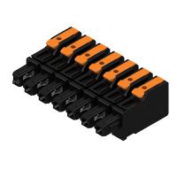 8000078333 Weidmüller, 7.5mm Pitch, OMNIMATE 4.0, 7 Way, , Pluggable Terminal Block, Plug, PCB Mount, Snap In Termination,