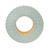9087-25mmx50m 3M 9087 White Double Sided Plastic Tape, 0.26mm Thick, 5.2 N/cm, PVC Backing, 25mm x 50m