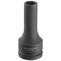 nktx20l Facom E20, 3/4 in Drive Impact Socket, 100 mm length