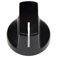 acckpp1915nlp14 Vishay 19mm Black Potentiometer Knob for 1/4in Shaft Screw Fix, ACCKPP1915NLP14