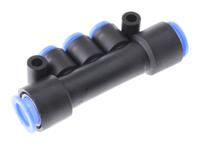 km13-06-10-3 SMC KM 3 Outlet Manifold Push In 10 mm Push In 6 mm