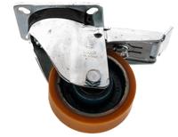 23603-fr LAG Braked Swivel Castor Wheel, 300kg Capacity, 100mm Wheel