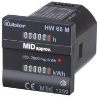 356m201075 Kubler HW 66M Hour Meter, 12 Digit, 230 V ac