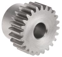 521-6749 RS PRO Stainless Steel 24 Teeth Spur Gear, 1 Module, 8mm Bore Diam, 24mm Pitch Diam, 20mm Hub Diam