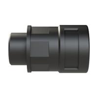 bvnd-m207gt Straight, Conduit Fitting, 17mm Nominal Size, M20, Polyamide 6, Black