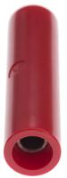 930109101 Hirschmann Red, Female Test Connector Adapter With Brass contacts and Nickel Plated - Socket Size: 4mm