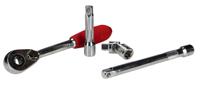 224-2249 RS PRO 41-Piece Imperial, Metric 3/8 in Deep Socket/Standard Socket Set with Ratchet, 6 point; 12 point