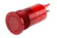 898-7687 RS PRO Red Panel Mount Indicator, 28V, 22mm Mounting Hole Size, Faston, Solder Lug Termination, IP67