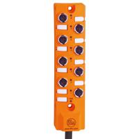 ebc055 ifm electronic EBC Series Sensor Box, M8, 10m cable, 8 port