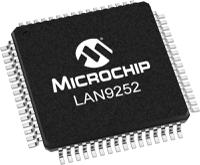 lan9252pt Microchip LAN9252/PT, Ethernet Controller, 100Mbps, SPI, 3.3 V, 64-Pin TQFP-EP