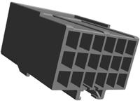 176286-1 TE Connectivity, AMP Universal Power Female Connector Housing, 3.96mm Pitch, 8 Way, 2 Row