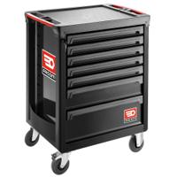roll7nm3apf Facom 7 Drawer Polypropylene with Fiber Wheeled Tool Cabinet