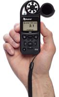 0850lblk Kestrel 0850LBLK Impeller Anemometer, 40m/s Max, Measures Air Flow, Altitude, Density, Density Altitude, Dew Point,