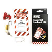 k81100 Kasp Brass 1-Lock Brass Fuse lock-off device, MCB