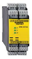 srb207an-24v Schmersal PROTECT SRB SRB 207AN 1 Auxiliary Contacts Safety Relay 24V dc 2 Safety Contacts