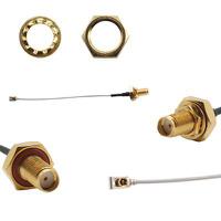 asmglkl010xc113s11 Siretta MHF4 Series, 100 mm, IP67 Coaxial, Terminated 50 Ω