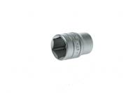 m1205216-c Teng Tools 1/2 in Drive 21mm Standard Socket, 6 point, 38 mm Overall Length
