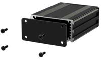 195-1538 RS PRO Black Aluminium Instrument Case, 40 x 63.5 x 30mm