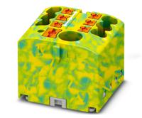 1091669 Phoenix Contact Distribution Block, 6mm², 41A, 450 V, Green, Yellow