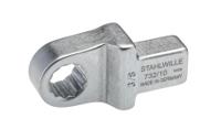 58621024 STAHLWILLE 732A Series Crow Ring Insertion Ring Spanner, 17.2 mm, 9 x 12mm Insert, Chrome Plated Finish