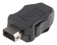 ix40g-a-10s-cv70 Hirose IX Industrial Series Male IX Industrial Connector, Cable Mount Straight 1 Port 10 -Way
