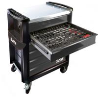 cpp-239pm SAM 6 Shelf Metal Tool Chest Trolley