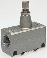 eas2000-f01 SMC AS Series Threaded Flow Regulator, G 1/8 Female Inlet Port x G 1/8 Female Outlet Port