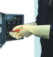 re136009 Polyco Healthline Electricians Gloves Yellow Latex Latex Electrical Insulating Gloves, Size 9, Latex Coating