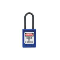 s32blu Master Lock Key Safety Padlock, 4.76mm Shackle