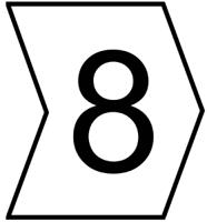 901-10534-909-2944-pvc HellermannTyton Helagrip Slide On Cable Markers, Black on White, Pre-printed "8", 1 → 3mm Cable, 901-10534
