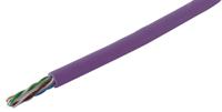 916-4096 RS PRO, 305m Cat6, Purple, U/UTP Unshielded, Unterminated PVC Sheath