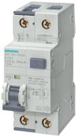 5su1354-6lb13 Siemens RCBO, 13A Current Rating, 2P Poles, 30mA Trip Sensitivity, Sentron Range