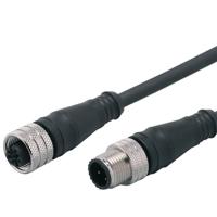 e12383 ifm electronic Male 1 way M12 to Female 1 way M12 Actuator/Sensor Cable, 10 m