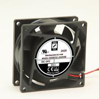 144-4129 RS PRO Axial Fan, 24 V dc, DC Operation, 94.3m³/h, 4.32W, 150mA Max, 80 x 80 x 32mm