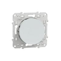 s510204 Schneider Electric White Rocker Switch, 2 Way, 1 Gang, Odace