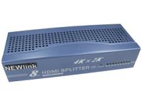 nlhdsp408-hs4k NewLink 8 Port 1 Input 8 Output HDMI Splitter 4000