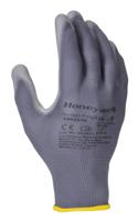 2400250-08 Honeywell Safety Grey Nylon Polyamide Work Gloves, Size 8, Polyurethane Coating