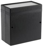 1598ebk Hammond 1598 Black Flame Retardant ABS Instrument Case, 158.65 x 160.35 x 85.2mm