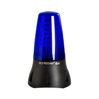 leda125-04-03 Moflash LEDA125 Series Blue Buzzer Beacon, 230 V ac, IP65, Base Mount, 90dB at 1 Metre