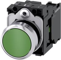 3su1150-0ab40-1ba0 Siemens SIRIUS ACT 3SU11 Series Push Button Complete Unit, Momentary, Panel Mount, 22mm Cutout, SPST, 500V, IP66, IP67,