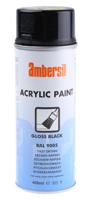 31653-ac Ambersil 400ml Black Gloss Spray Paint