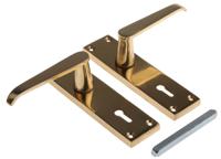 165-425 RS PRO Brass Handle 108 mm, 148 mm Height, 38mm Width