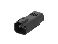1-2356631-3 TE Connectivity, Superseal Pro Automotive Connector Plug Black Cable Mount 3 Way, Cable Termination