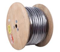 821-3254 RS PRO 6 mm² 5 Core Power Cable, H07RN-F, Black CPE, 50m